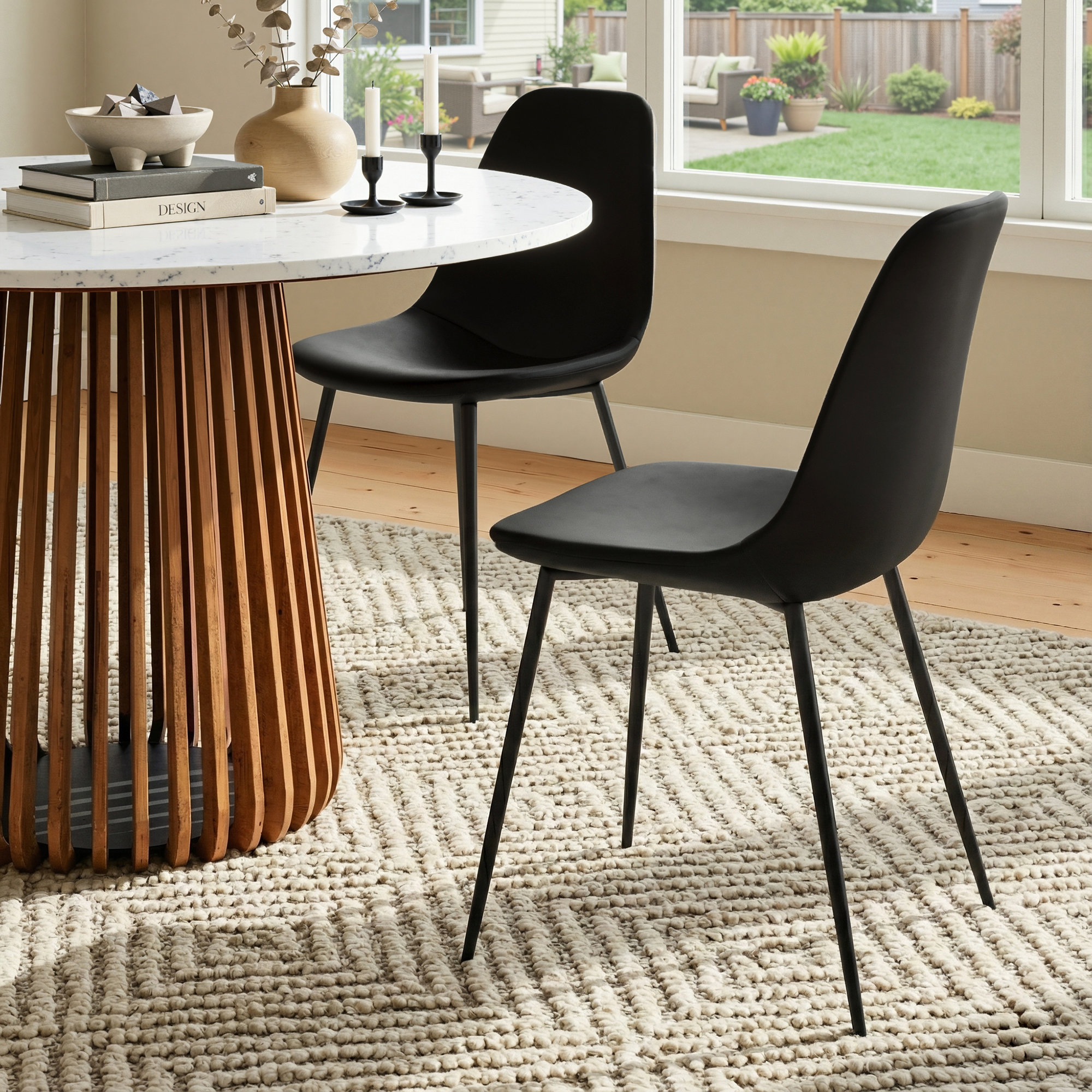 AllModern Kody Vegan Leather Side Chair & Reviews | Wayfair